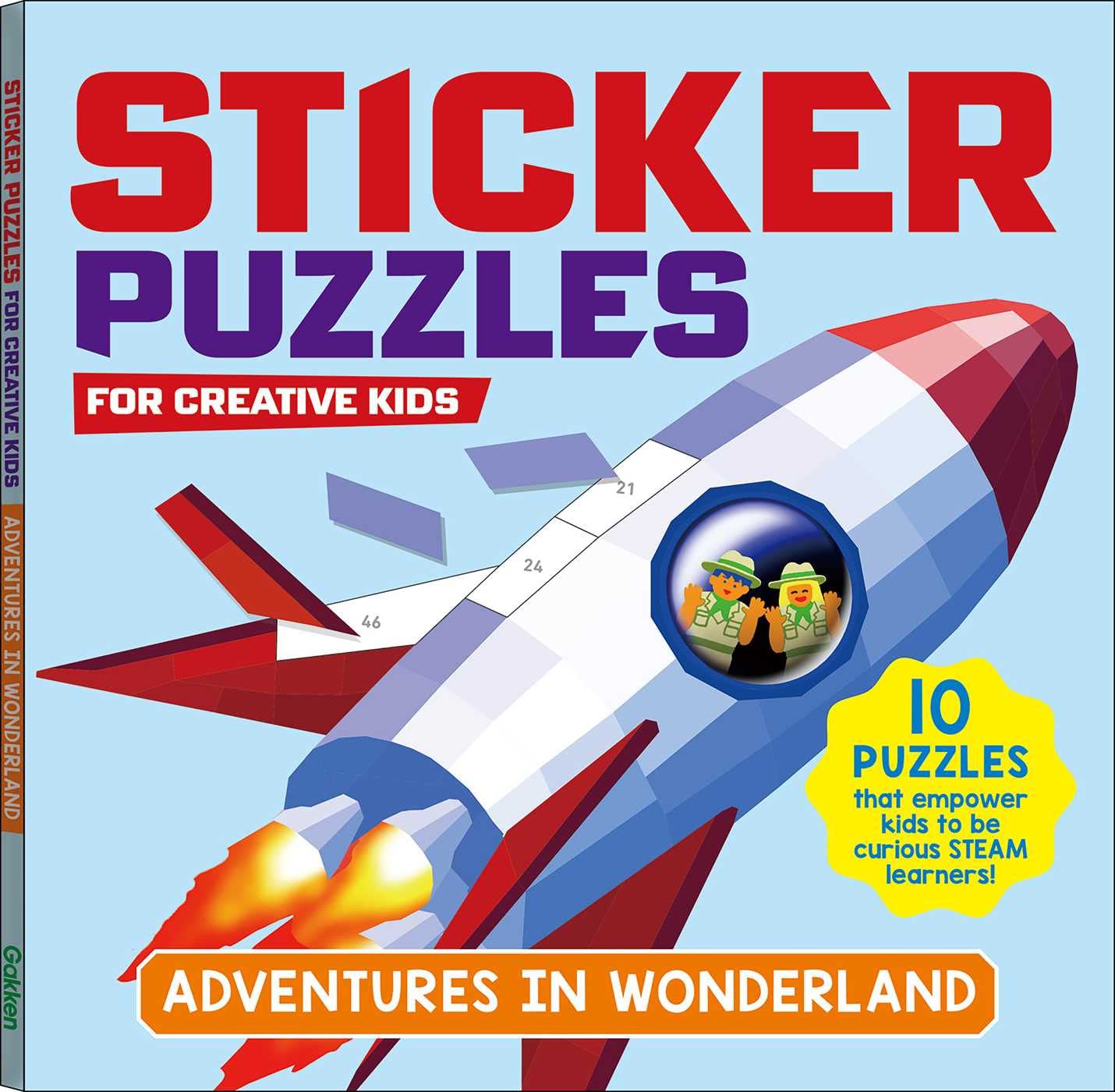 STICKER PUZZLES; ADVENTURES IN WONDERLAND: For Creative Kids (Volume 1) Tiptoi & Games