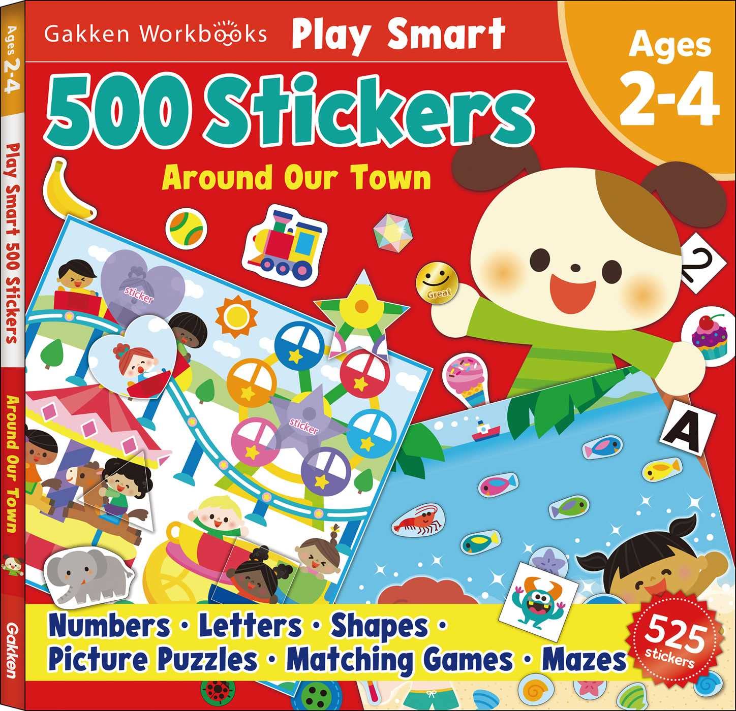 Play Smart 500 Stickers Around Our Town: For Ages 2-4 Tiptoi & Games