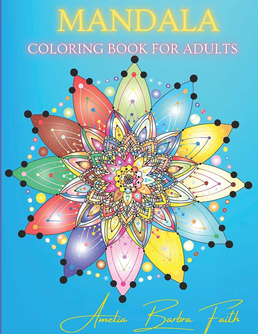 MANDALA COLORING BOOK FOR ADULTS: Amazing 50 Flowers Mandala Designs for Stress Relief and Relaxation Film, Art & Culture