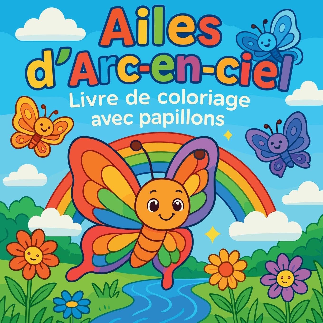 Ailes d'Arc-en-ciel - Livre de coloriage papillons Tiptoi & Games