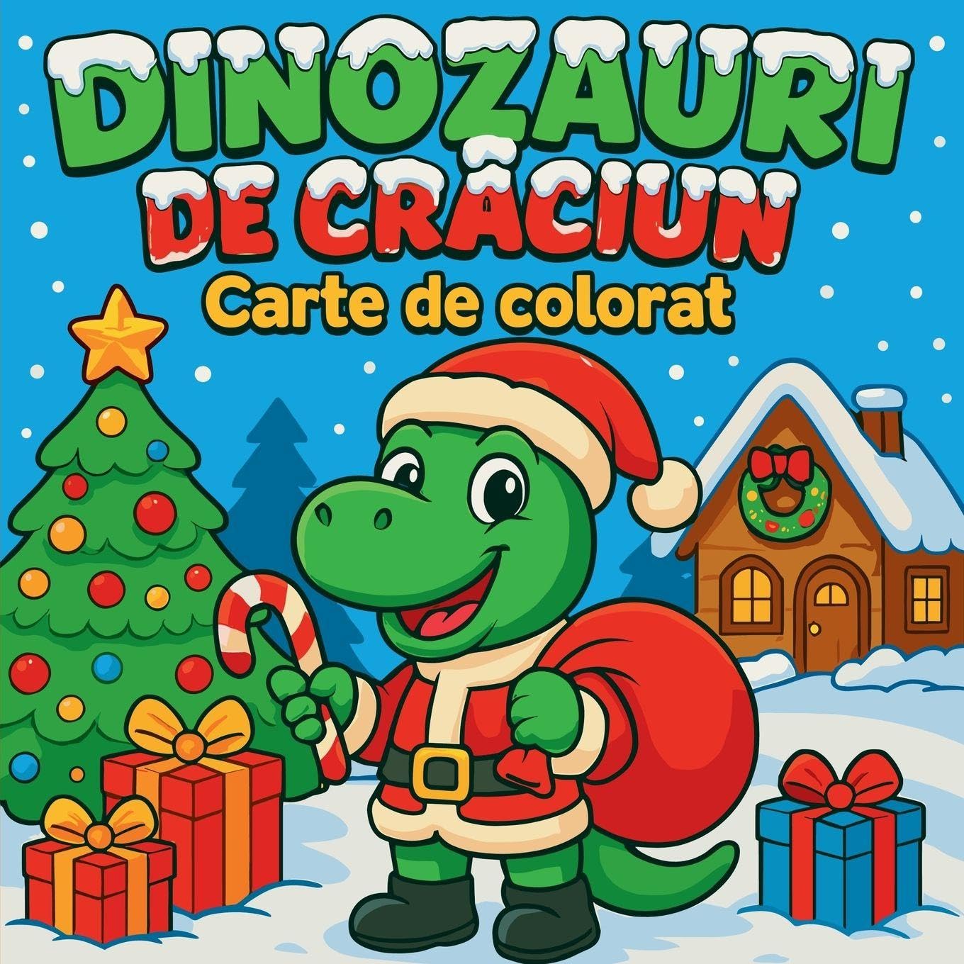Dinozauri de Cr¿ciun - Carte de colorat Tiptoi & Games