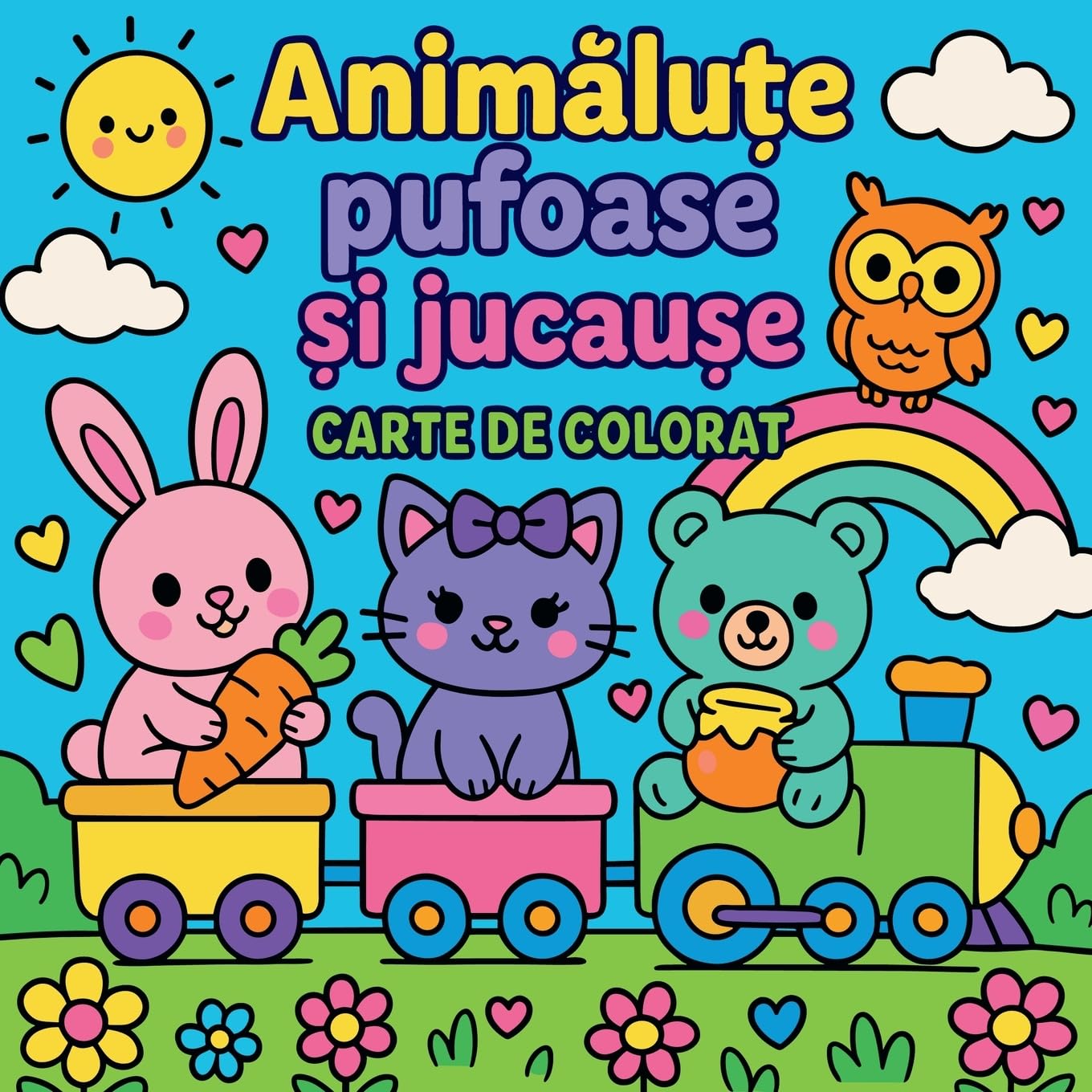 Anim¿lu¿e pufoase ¿i juc¿u¿e - Carte de colorat Non-fiction