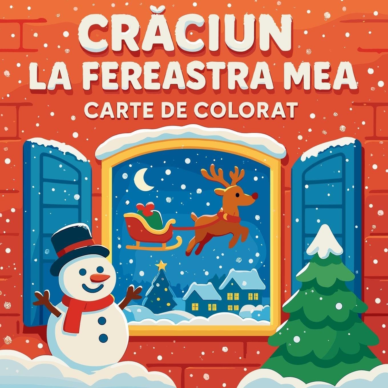 Cr¿ciun la fereastra mea - Carte de colorat Hobbies & Crafts