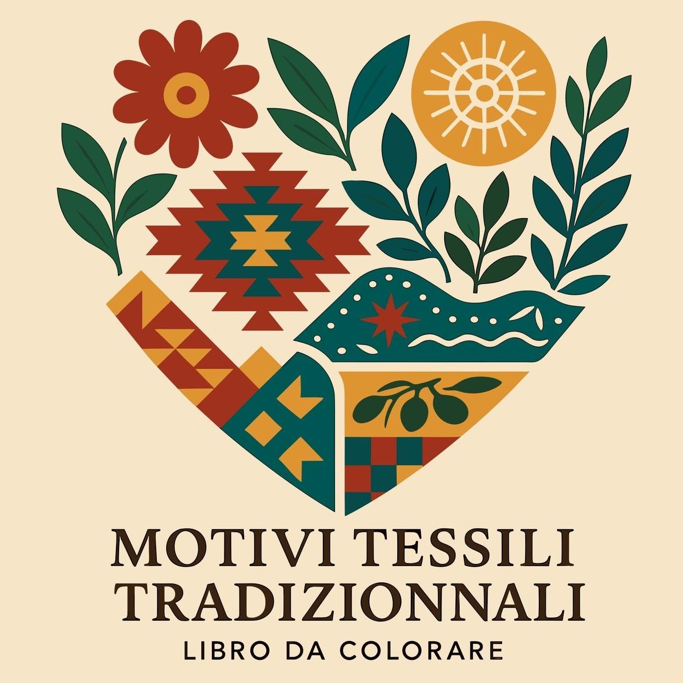 Motivi Tessili Tradizionali - Libro da Colorare per Adulti Hobbies & Crafts