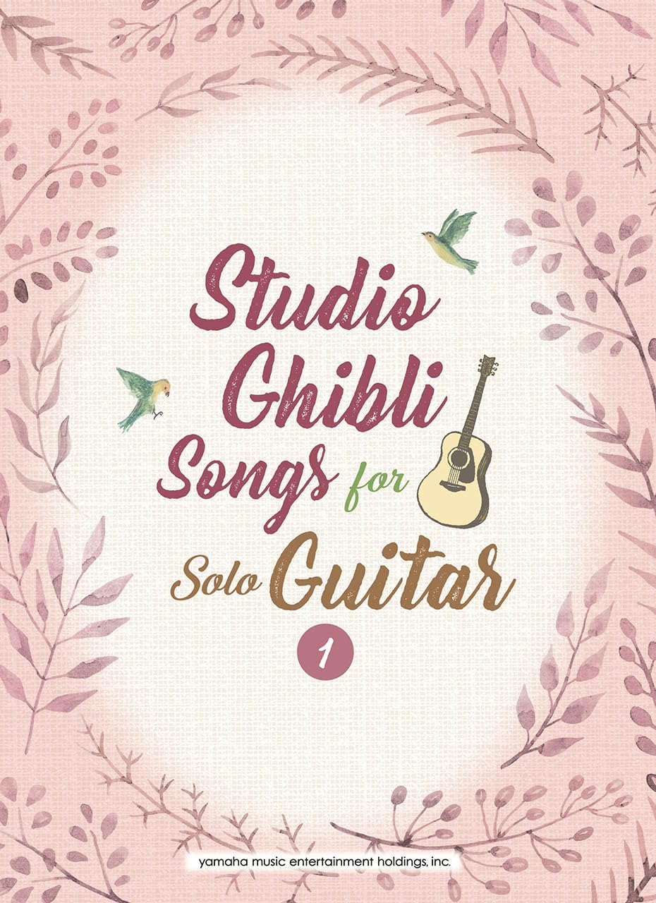 Studio ghibli songs for solo guitar vol.1/english - pour guitare seule - import japon book