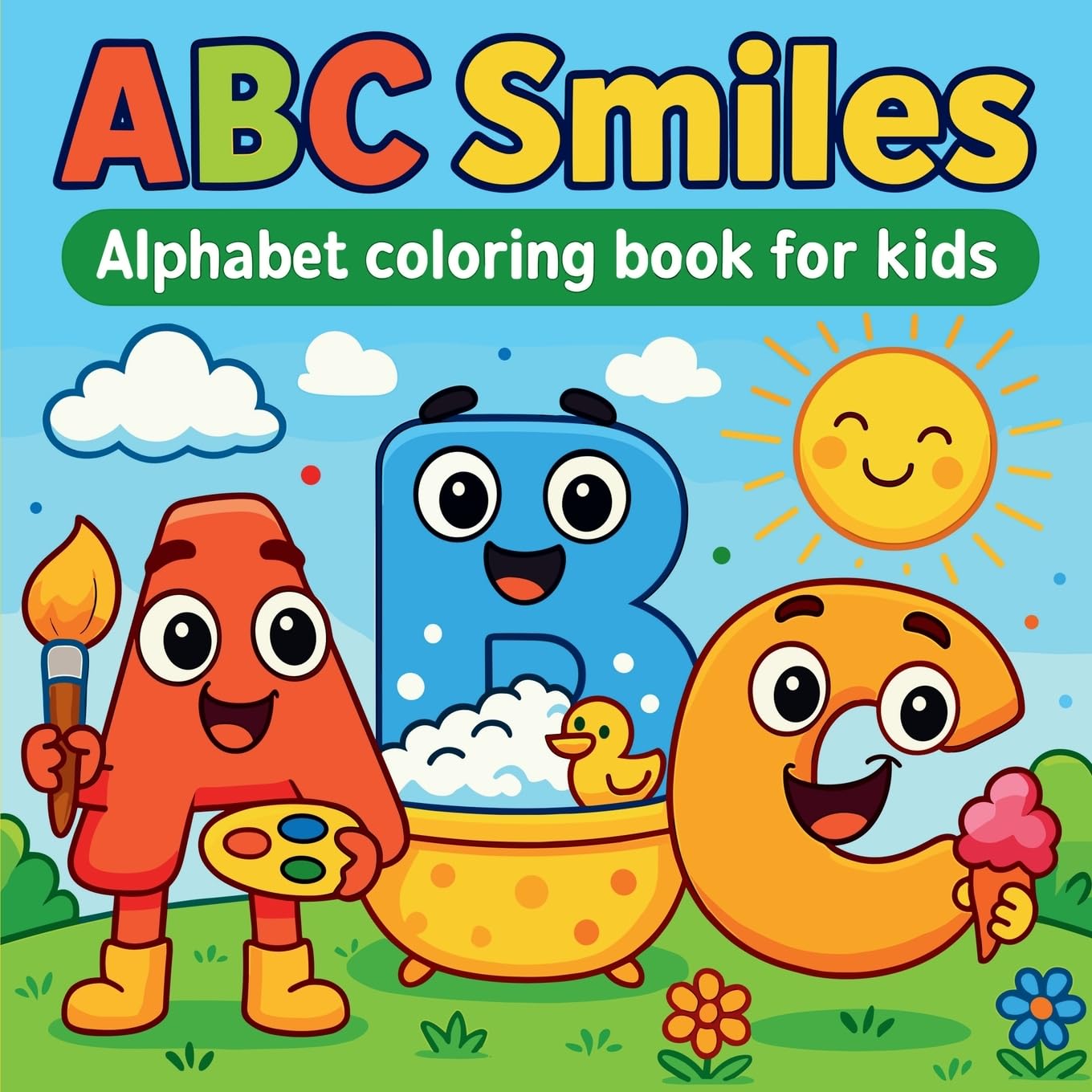ABC Smiles - Alphabet Coloring Book for Kids Non-fiction