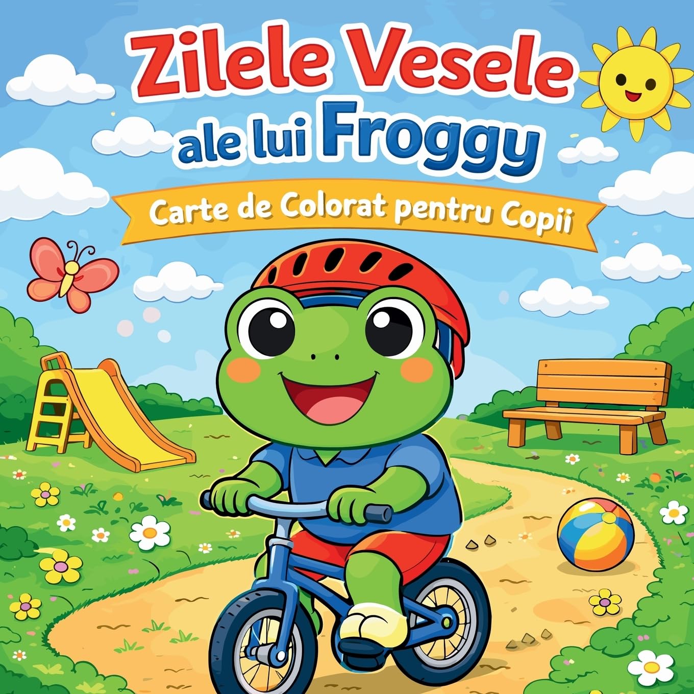 Zilele Vesele ale lui Froggy - Carte de Colorat pentru Copii Non-fiction