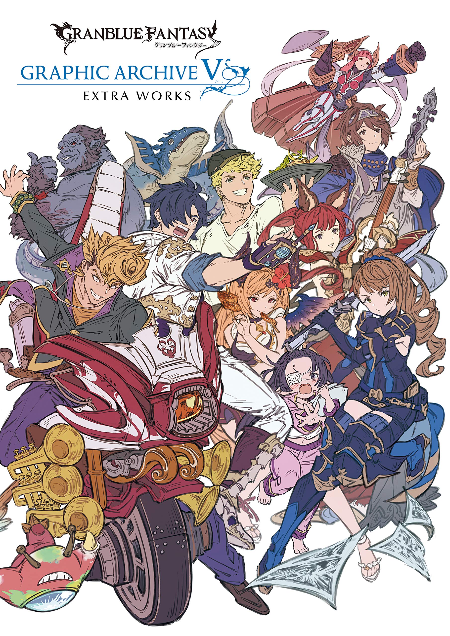 GRANBLUE FANTASY グランブルーファンタジー GRAPHIC ARCHIVE V EXTRA WORKS book