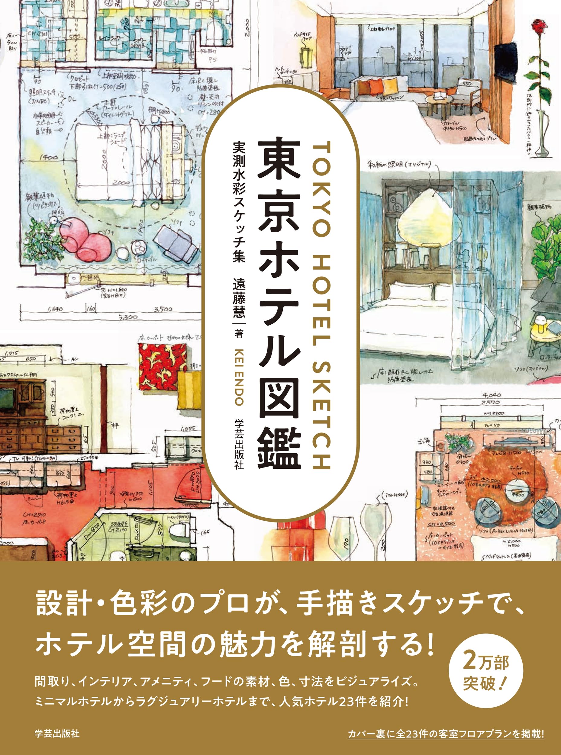 東京ホテル図鑑: 実測水彩スケッチ集 book