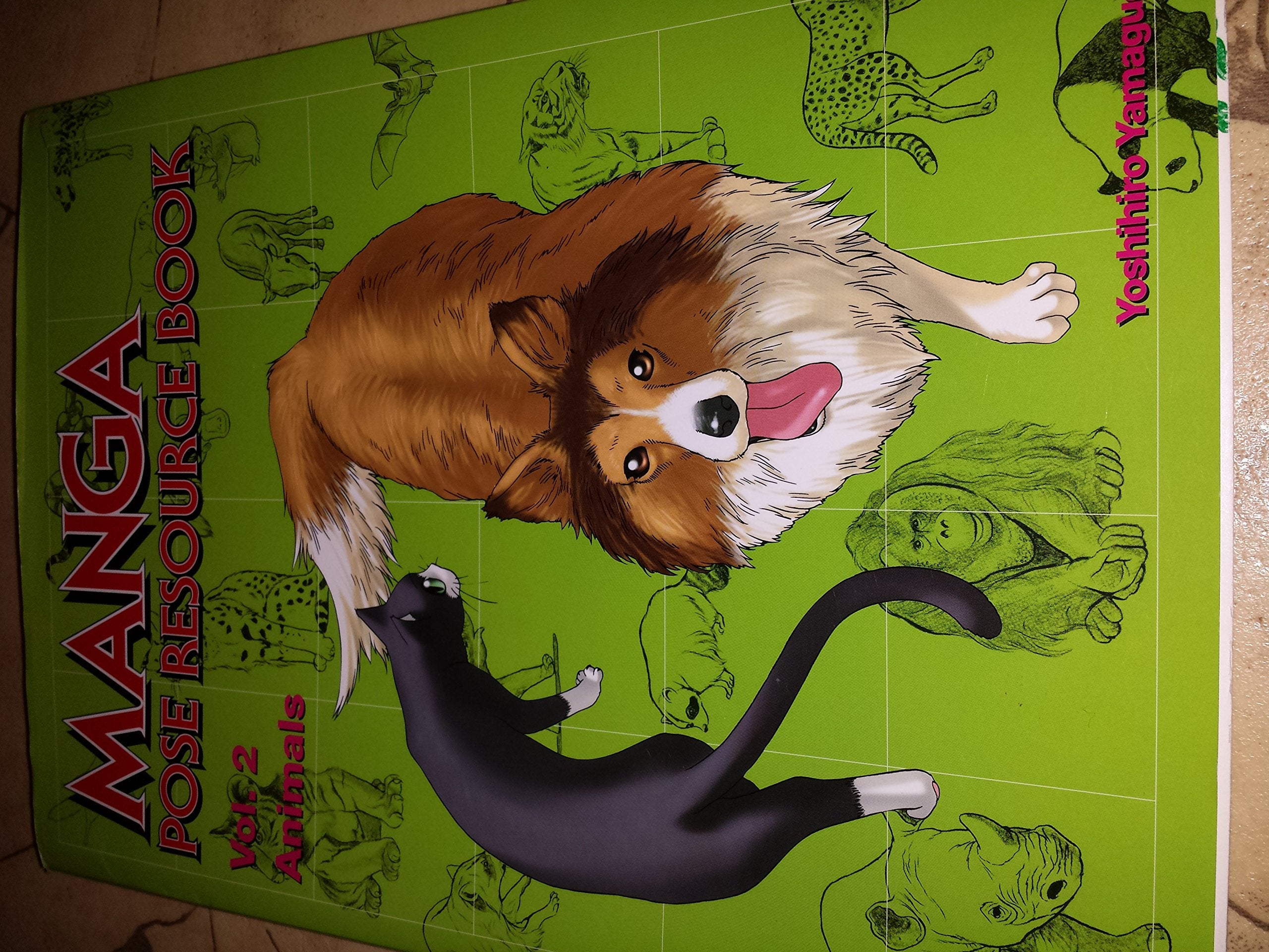 Manga Pose Resource Book: Animals (2) Manga