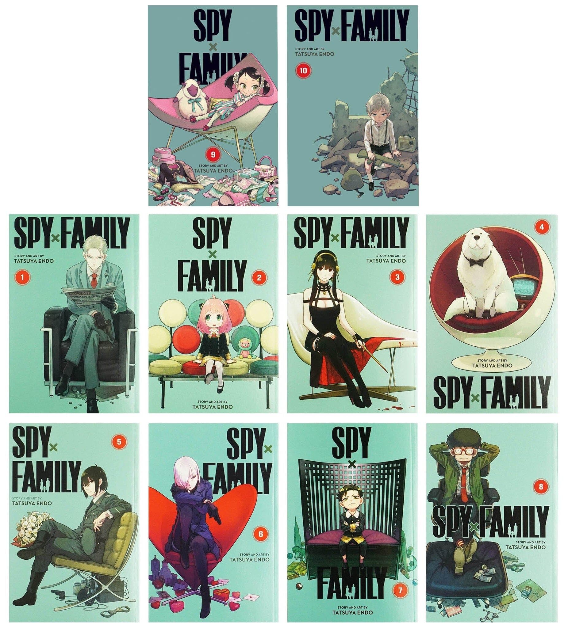 Spy x Family 10 Books Collection Set by Tatsuya Endo (Volume 1-10) book