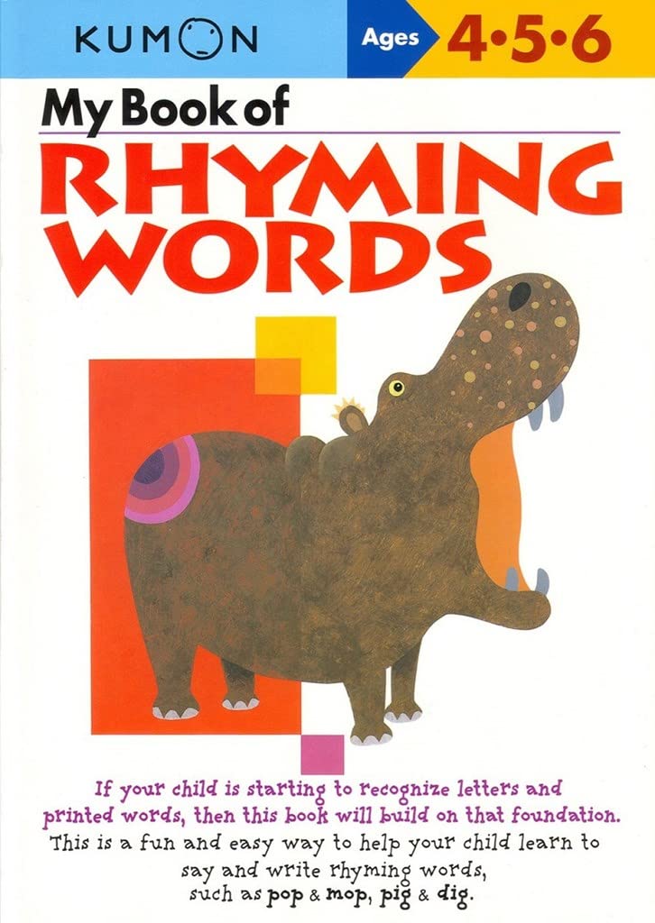 Kumon My Book of Rhyming Words book