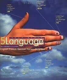 5 Language Dictionary: English, French, German, Italian, Japanese book