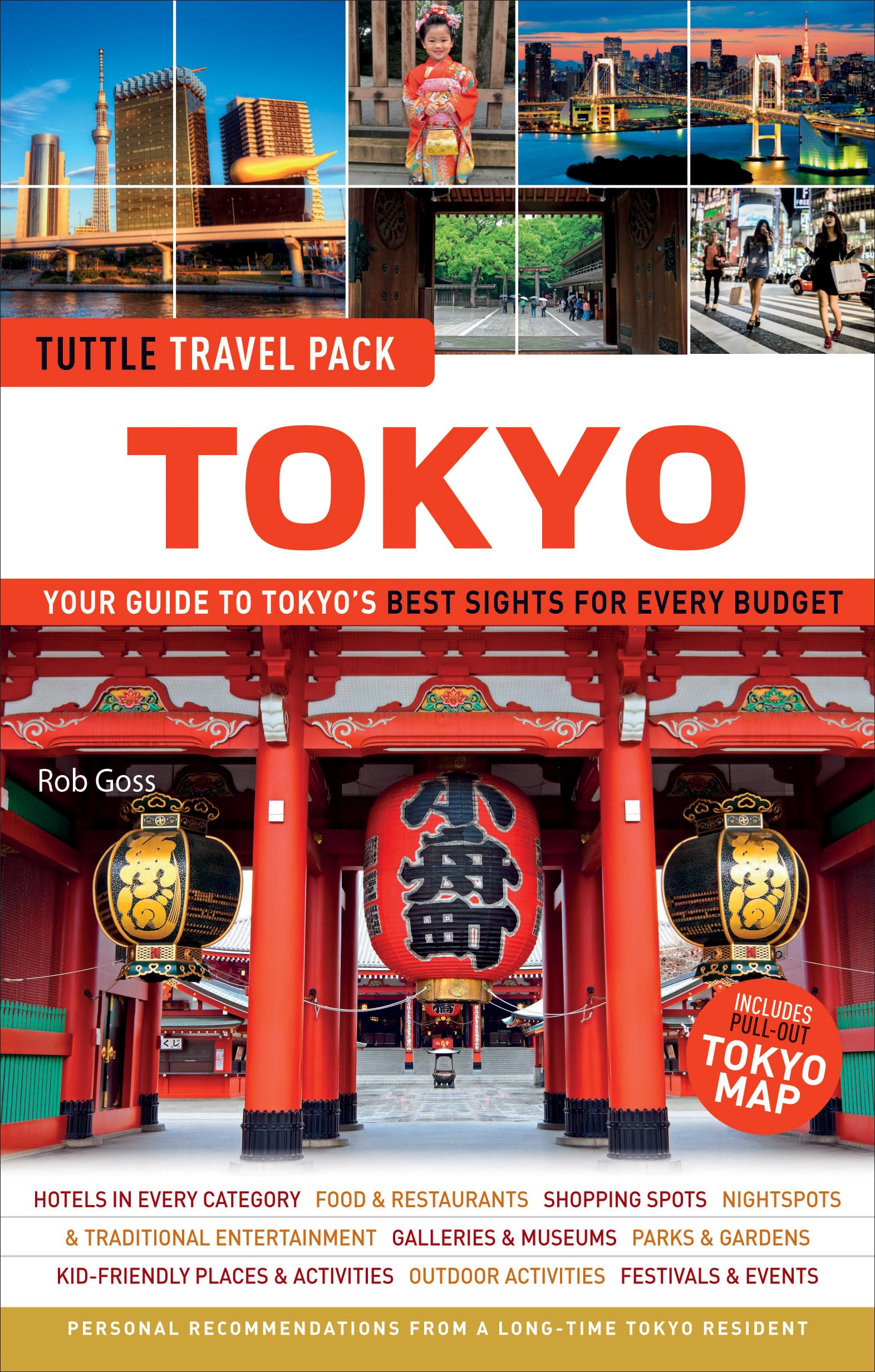 Tokyo Travel Guide + Map: Tuttle Travel Pack Leisure, Home & Garden Books
