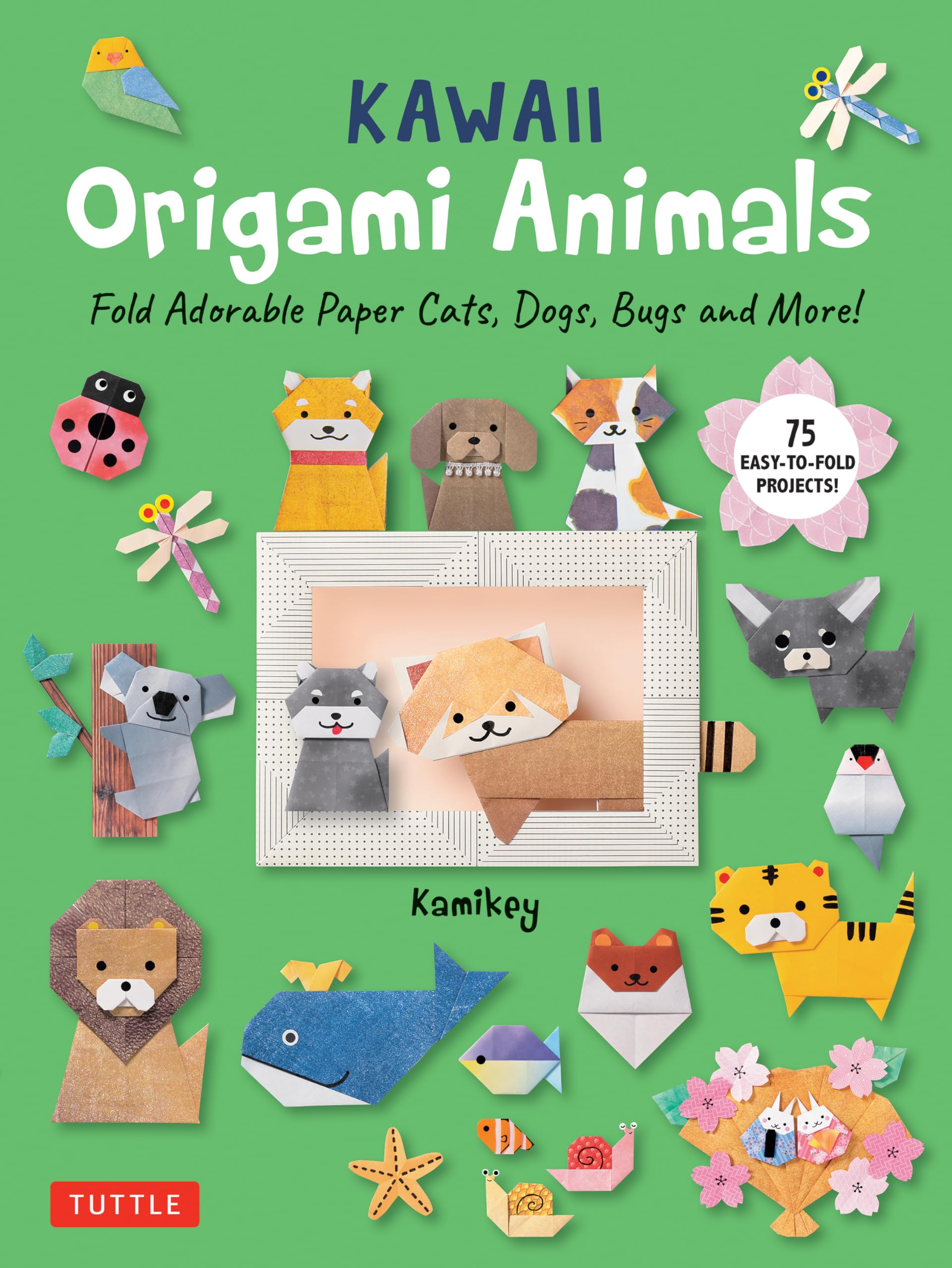 Kawaii Origami Animals: Fold Adorable Paper Cats, Dogs, Bugs and More! Hobbies & Crafts