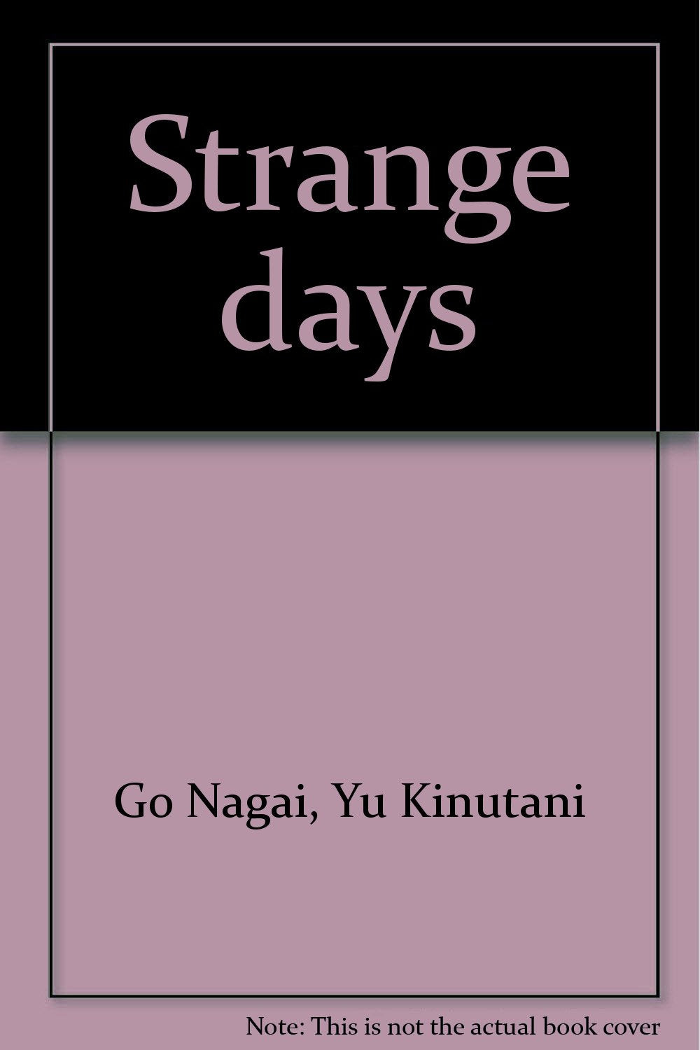 Strange days. Devilman book