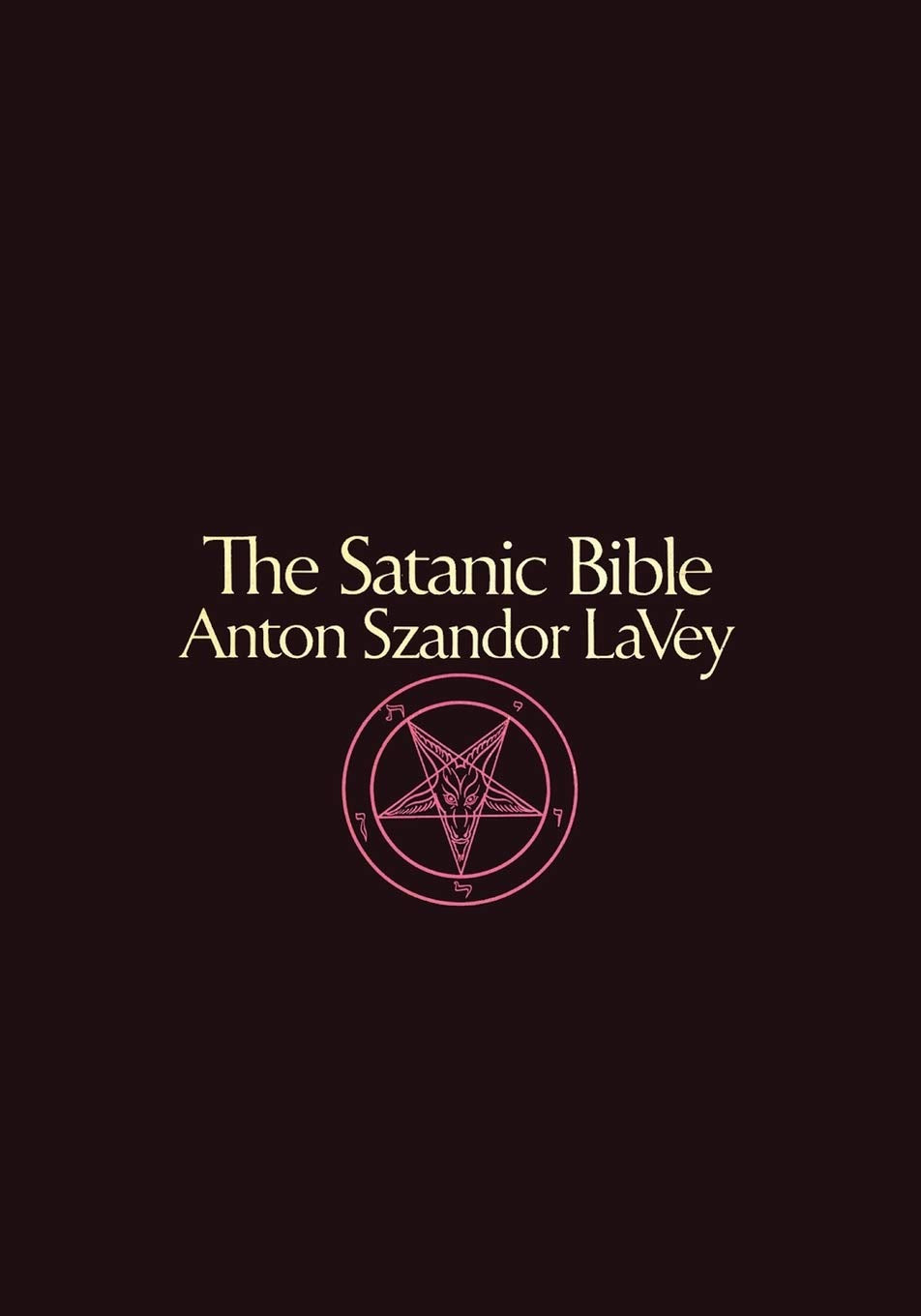 The Satanic Bible Anton Szandor LaVey Religion & Esotericism