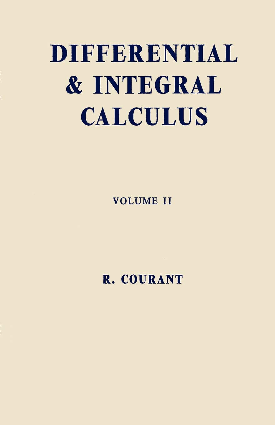 Product Image: Differential and Integral Calculus, Vol. 2