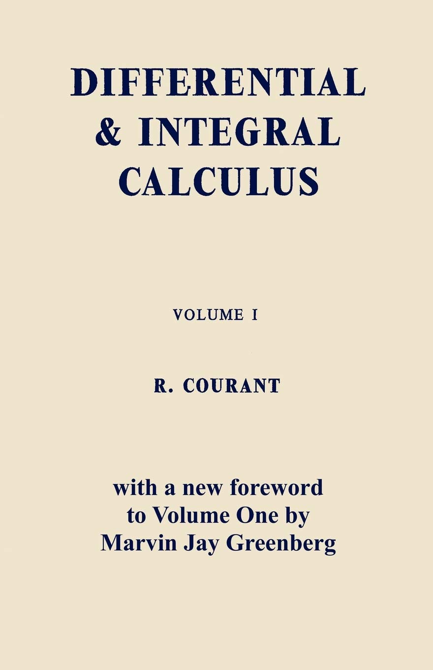 Product Image: Differential and Integral Calculus, Vol. One