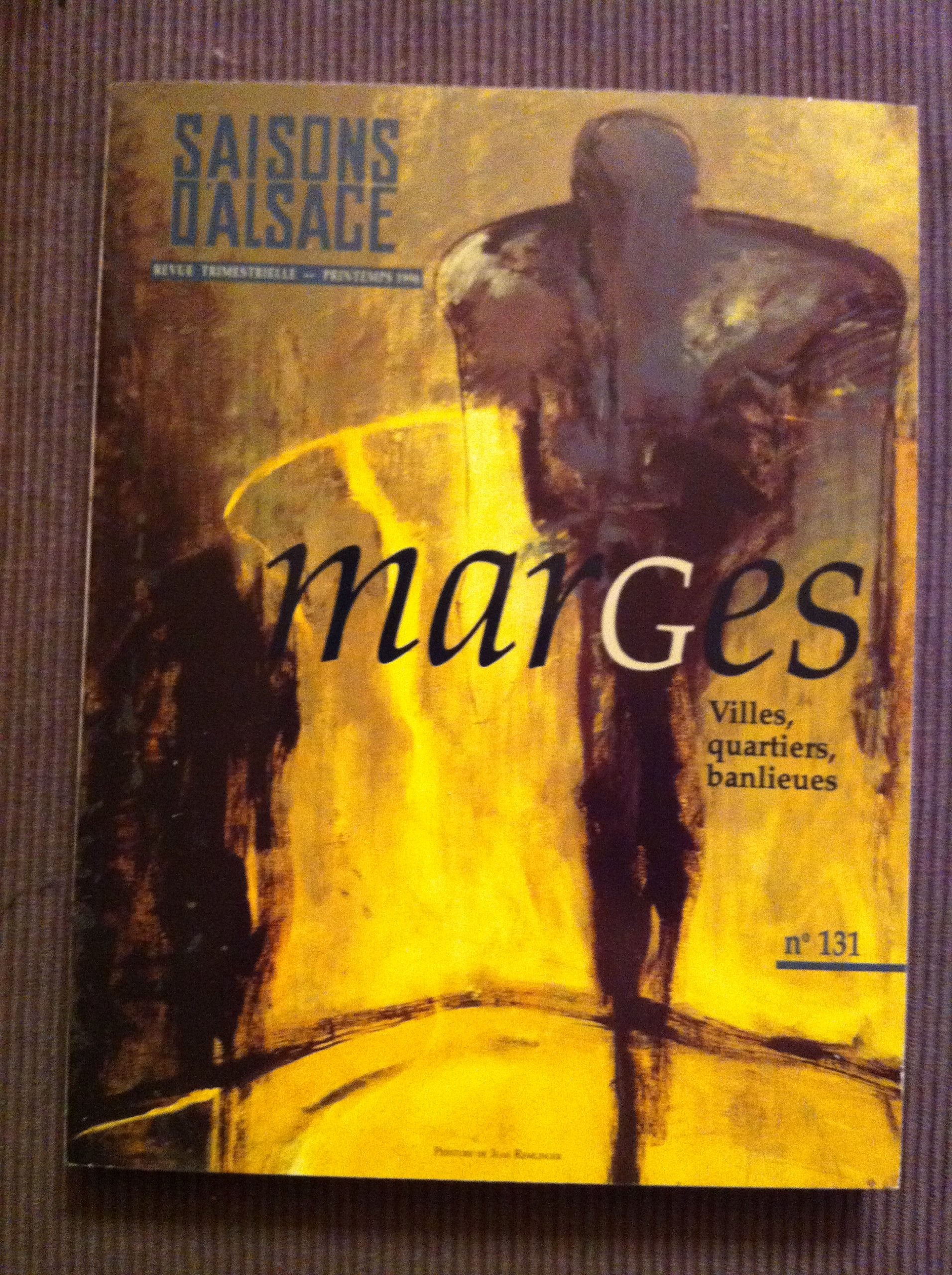 Marges, villes, quartiers, banlieues, numéro 131. Saisons d'Alsace book