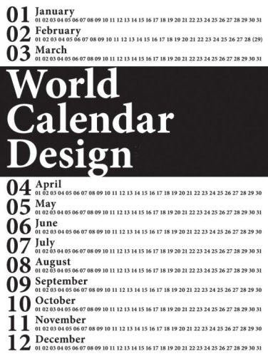 Product Image: World Calendar Design