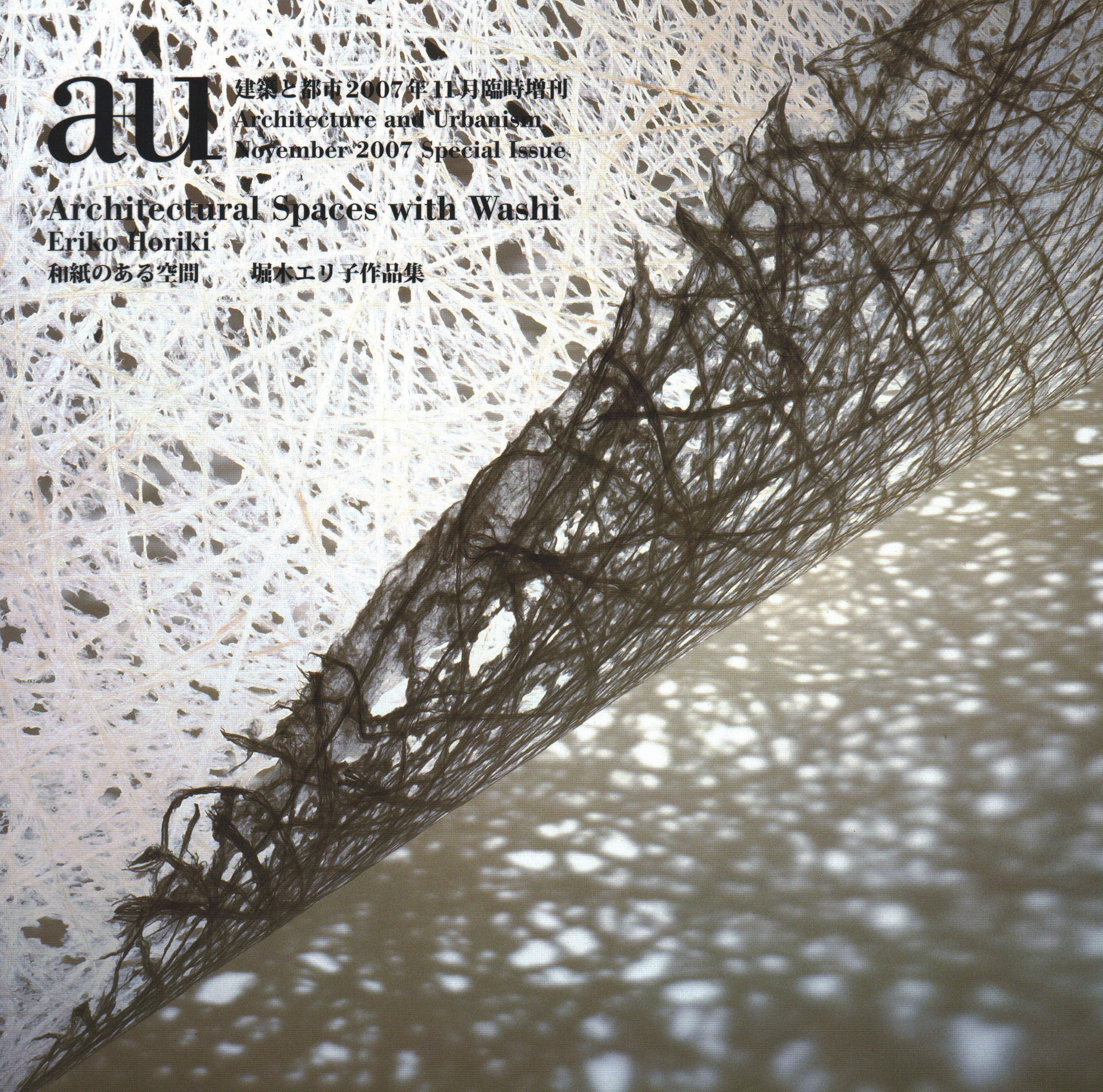 A+u 07/11 Sp: Eriko Horiki Architectural Spaces With Washi book