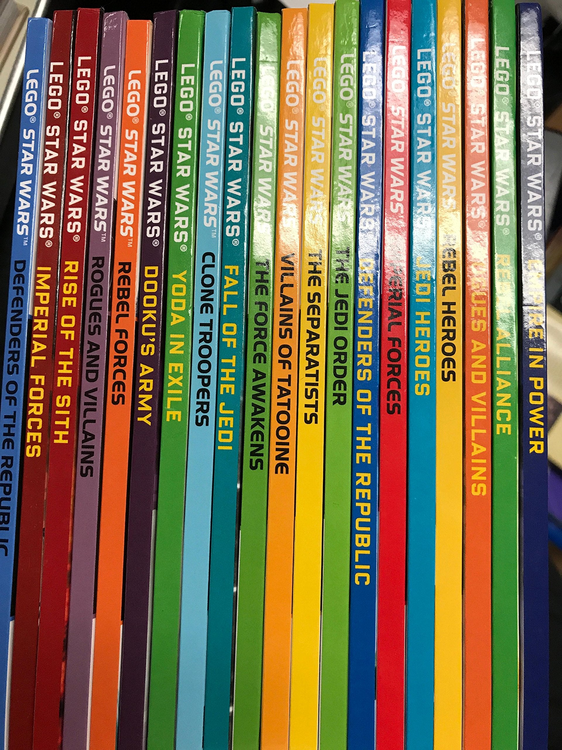 Lego Star Wars Twenty Volume Book Set (Rogues and Villains, Rise of the Sith, Imperial Forces, Defenders of the Republic, and many more!) Books