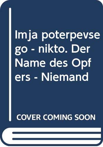 Nom De La Victime : Personne. Edition En Russe Books