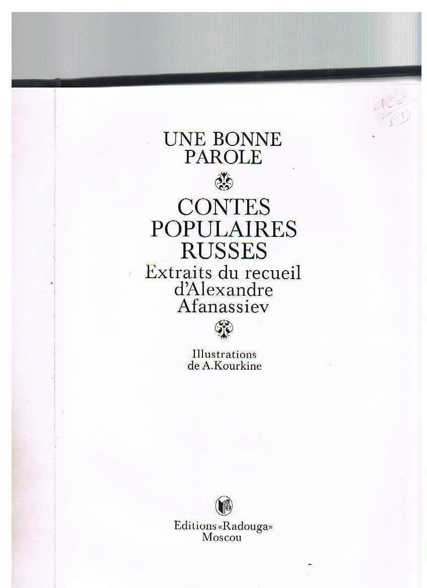 Contes populaires russes : extraits Books