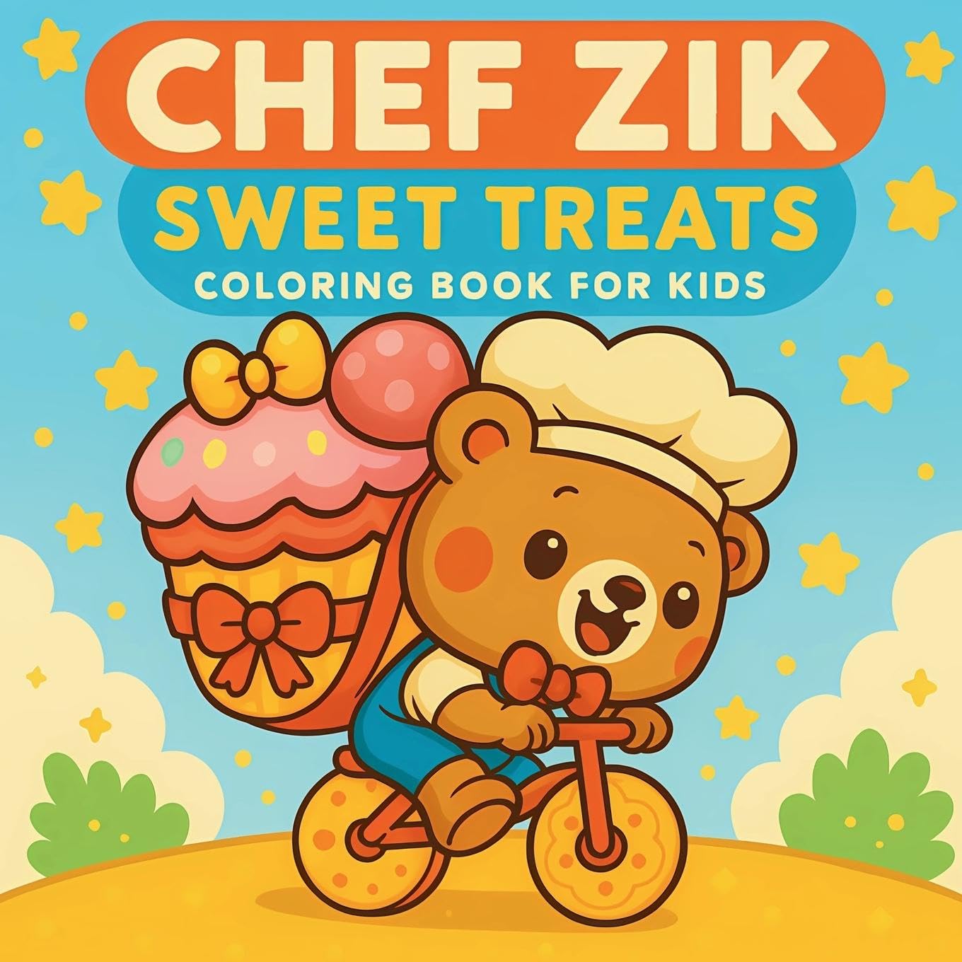Chef Zik - Sweet Treats Coloring Book for Kids Tiptoi & Games