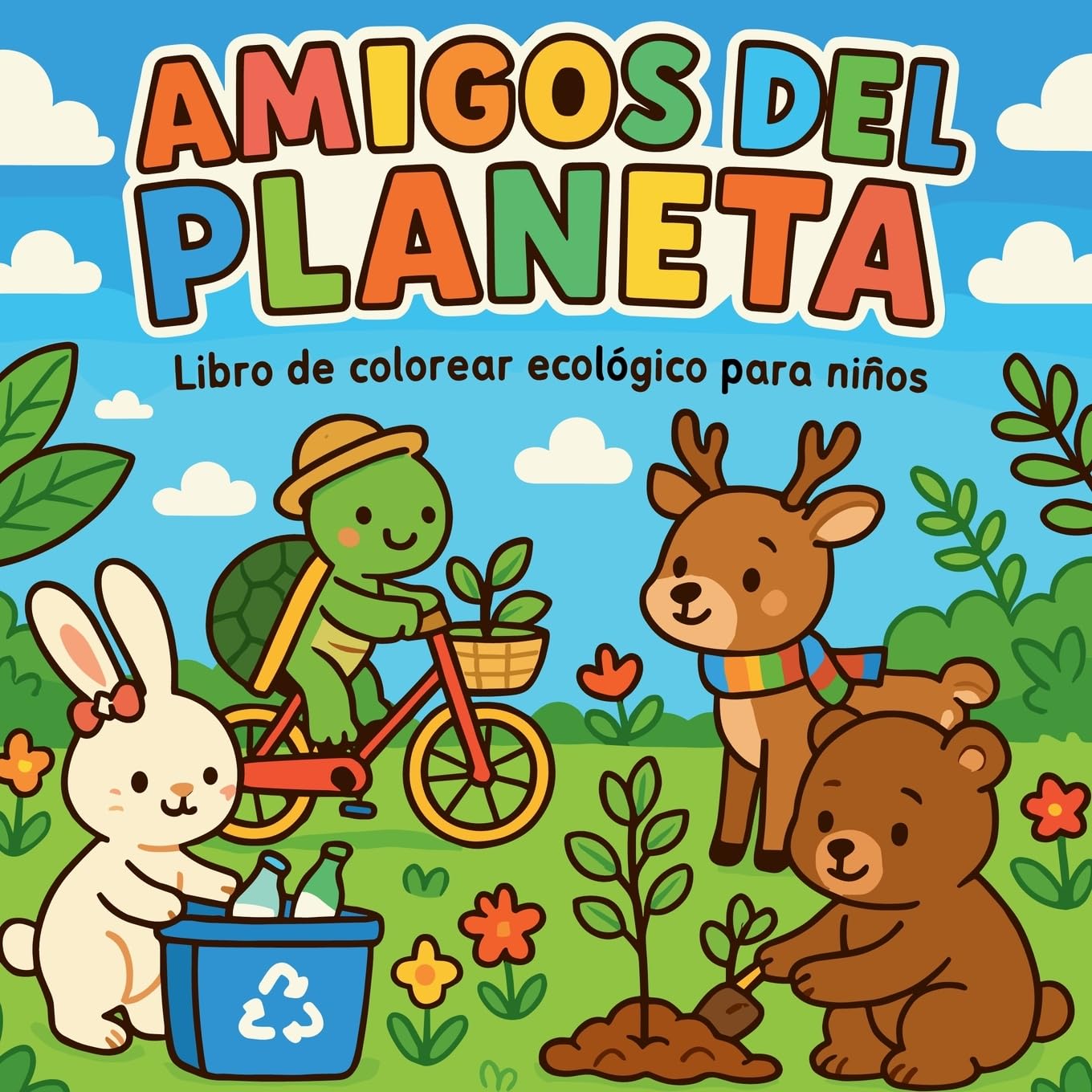 Amigos del Planeta - Libro de colorear ecológico para niños Business & Technology