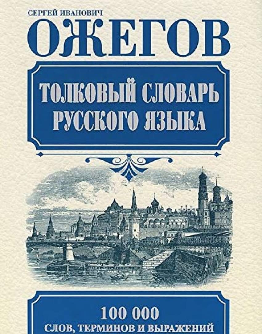 Monoligual dictionary: Tolkovyj slovar russkogo jazyka book