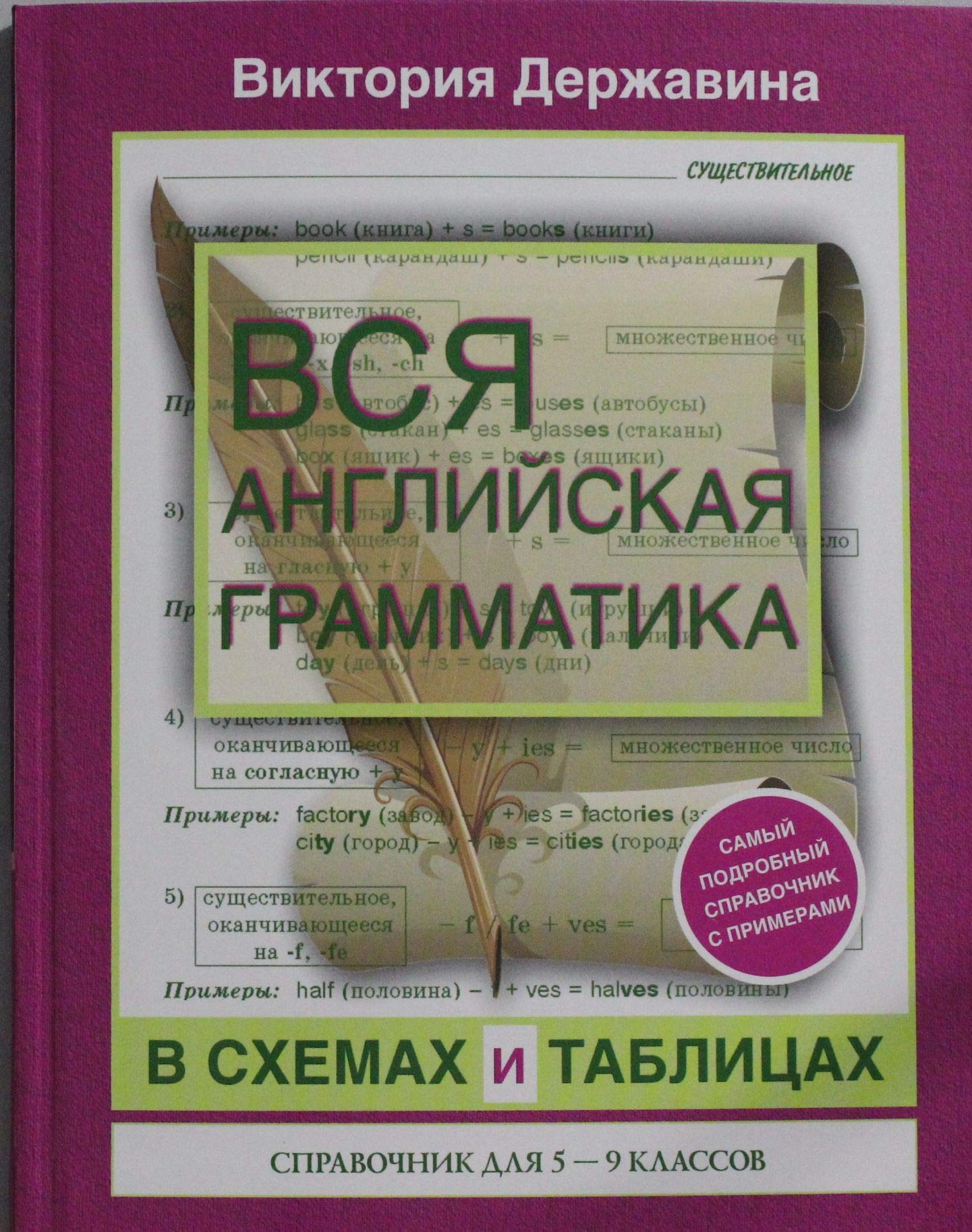 Vsja anglijskaja grammatika v skhemakh i tablitsakh: spravochnik dlja 5-9 klassov book