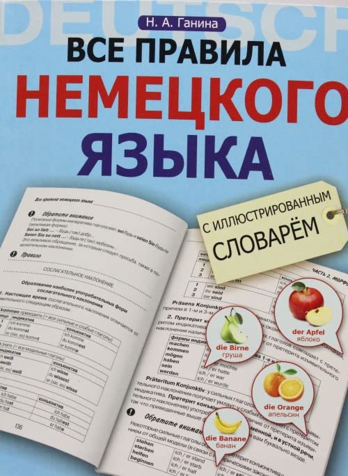 Vse pravila nemetskogo yazyka s illyustrirovannym slovarem book