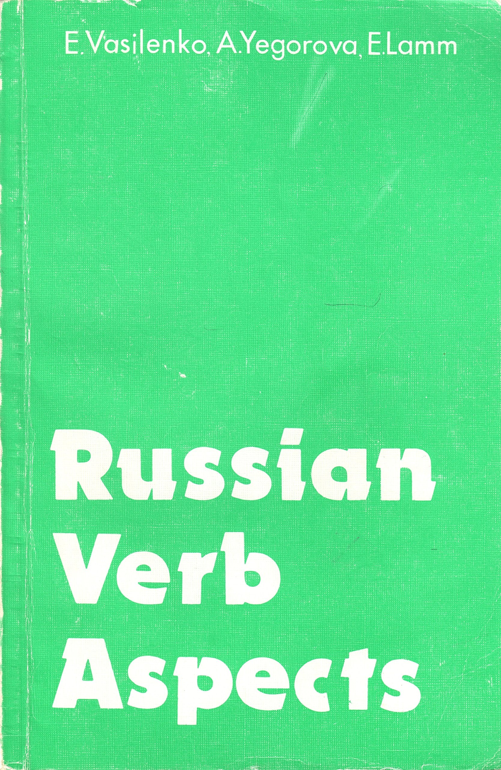 Russian Verb Aspects Foreign Languages ​​& Dictionaries