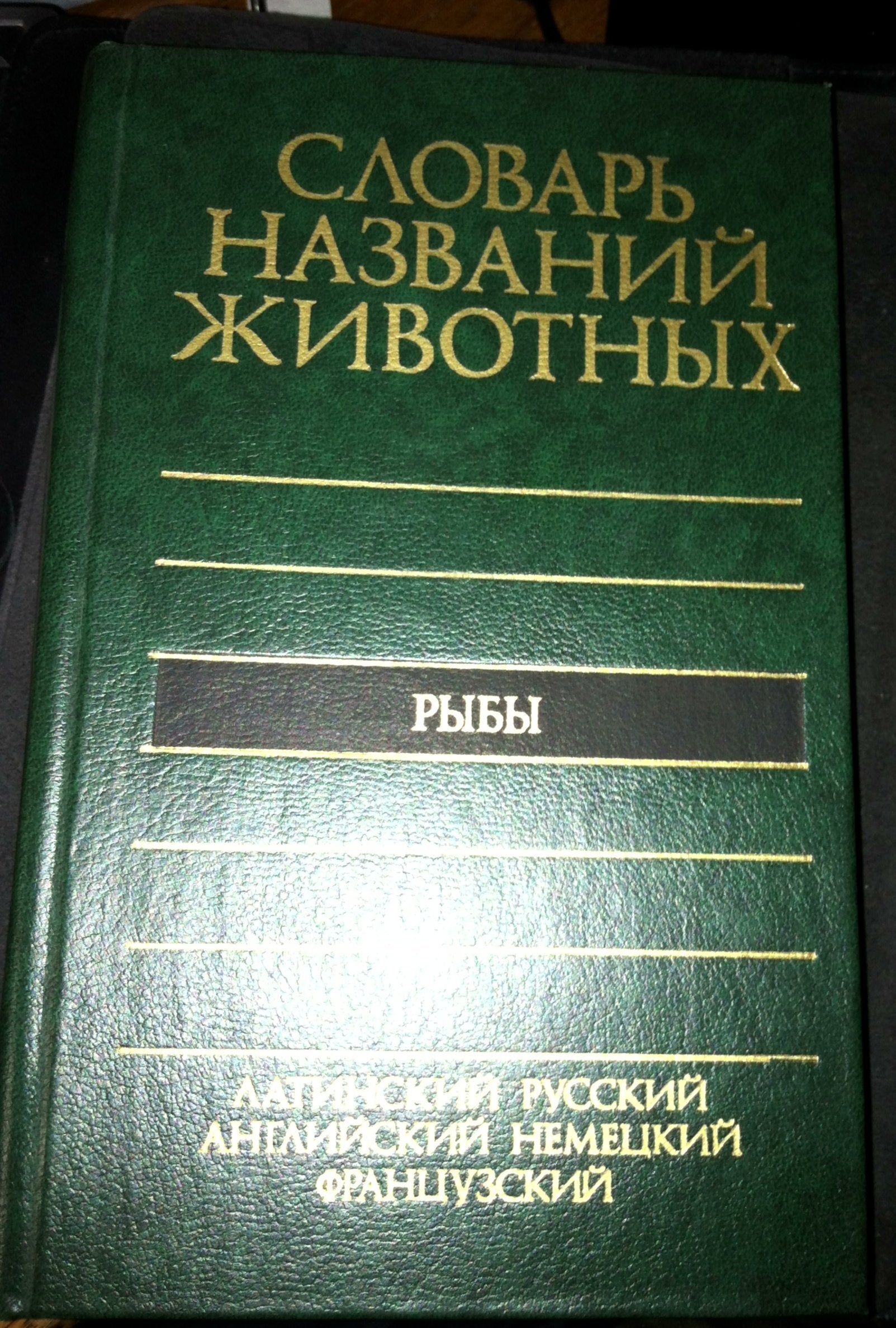 Pyatiyazychnyj slovar' nazvanij zhivotnyh: Ryby Books