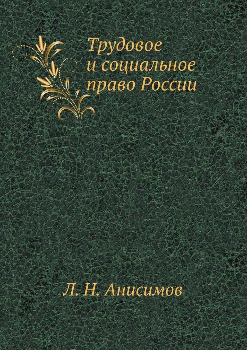 Trudovoe I Sotsial'noe Pravo Rossii Books
