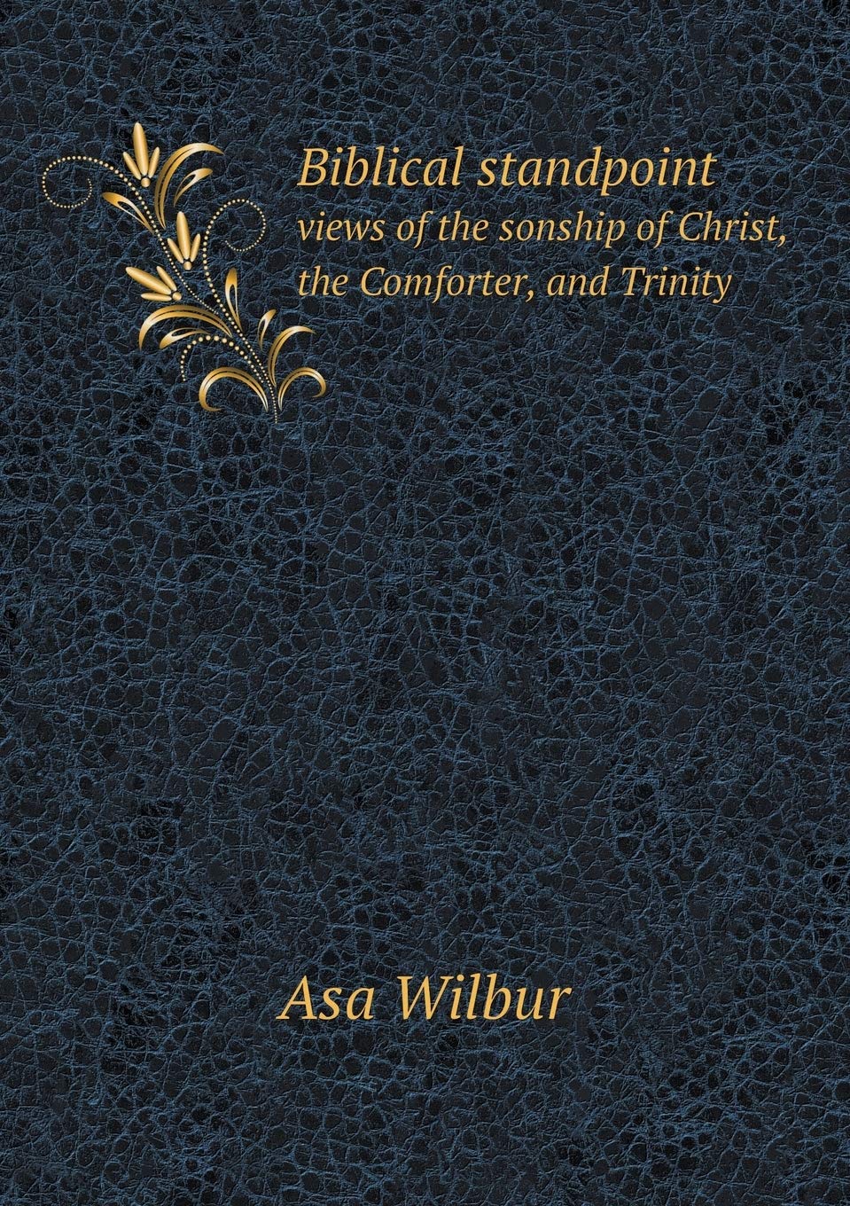Biblical standpoint views of the sonship of Christ, the Comforter, and Trinity Politics & History