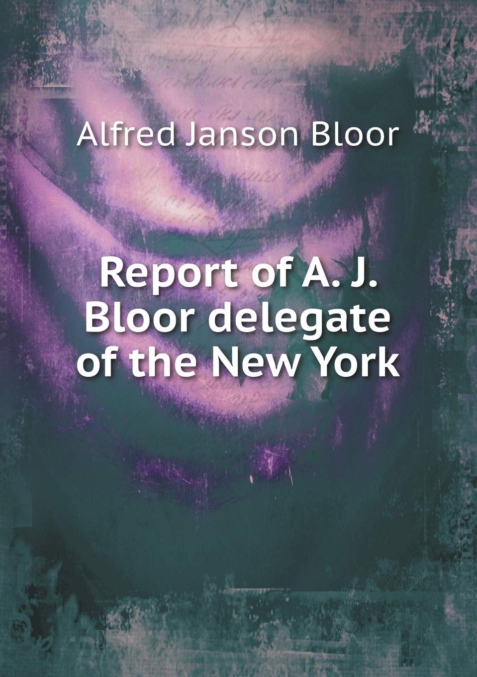 Report of A. J. Bloor delegate of the New York Politics & History