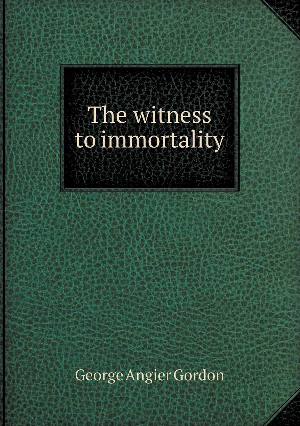 The Witness to Immortality Books
