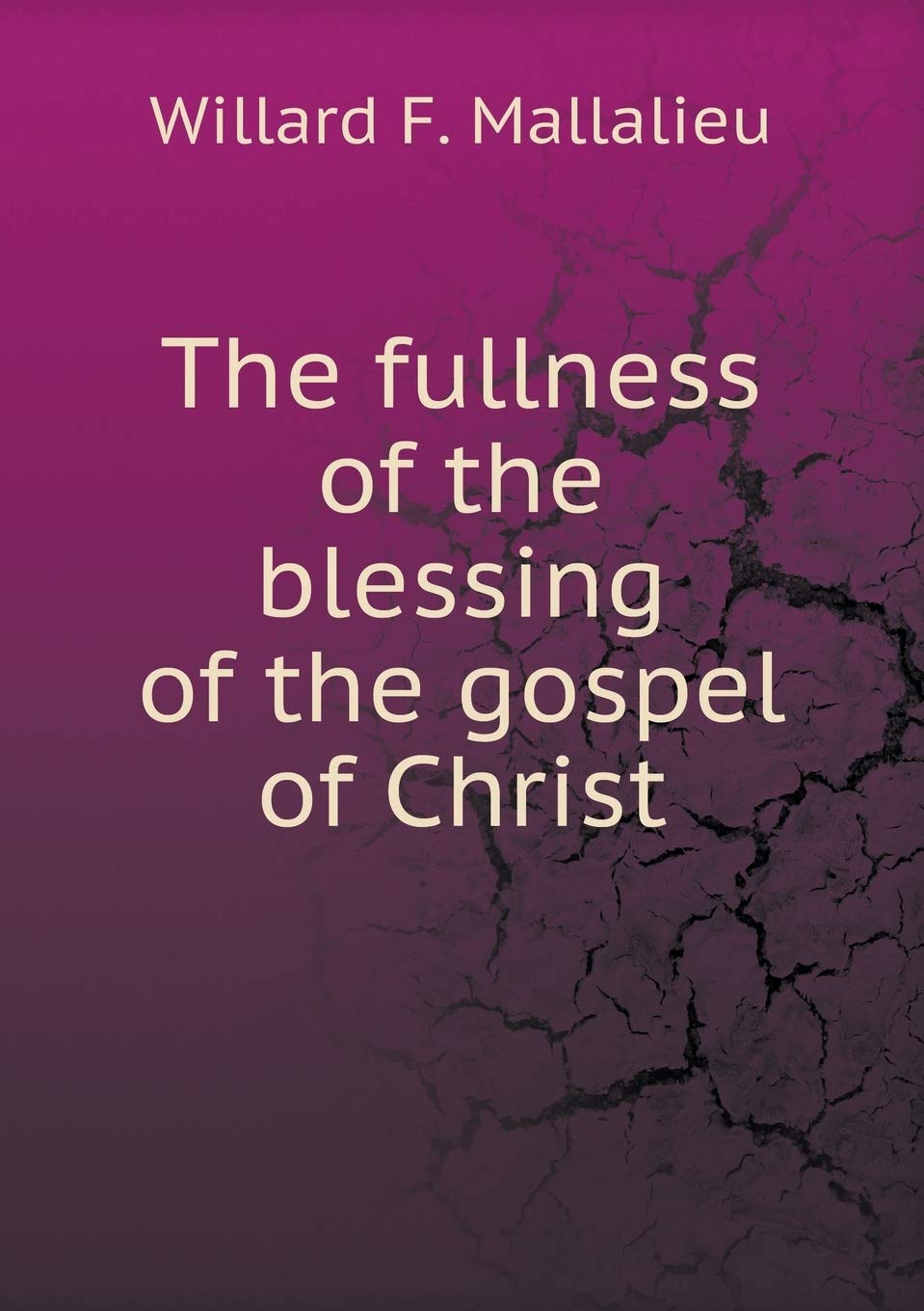 The fullness of the blessing of the gospel of Christ Books