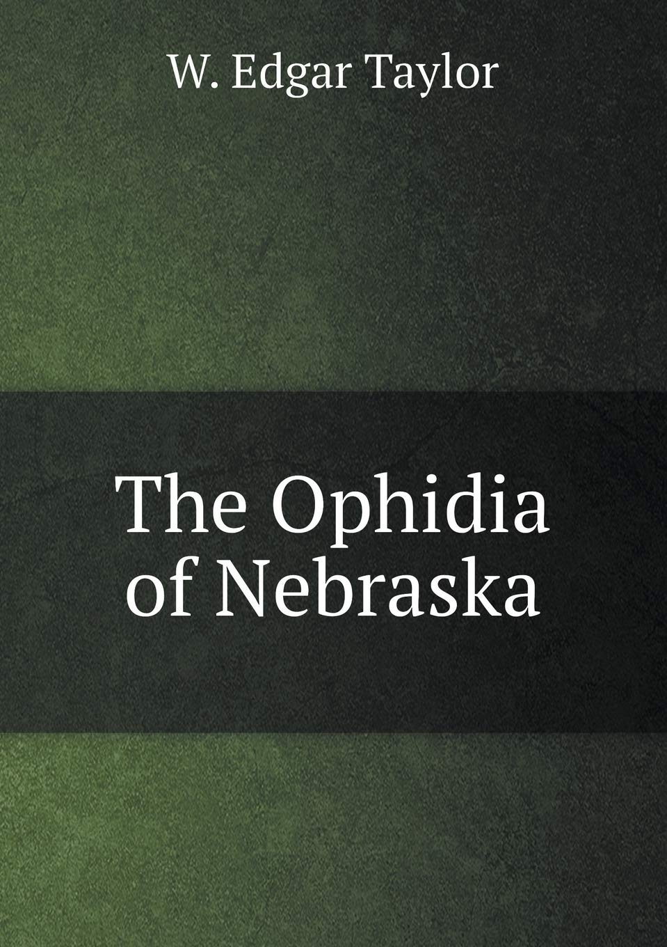 The Ophidia of Nebraska Books