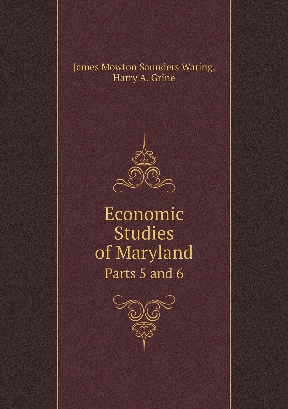 Economic Studies of Maryland Parts 5 and 6 Contemporary literature