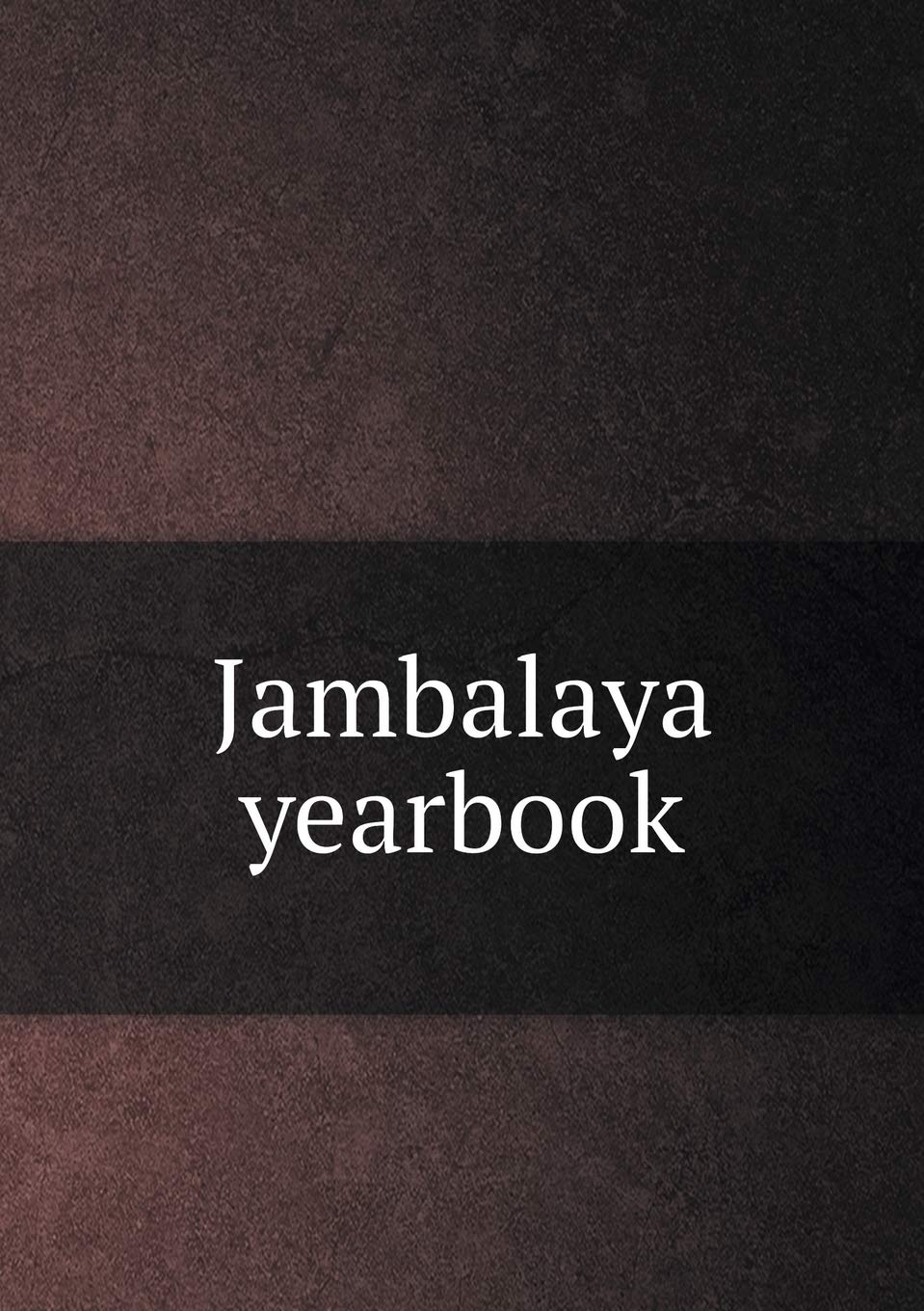 Jambalaya yearbook Books