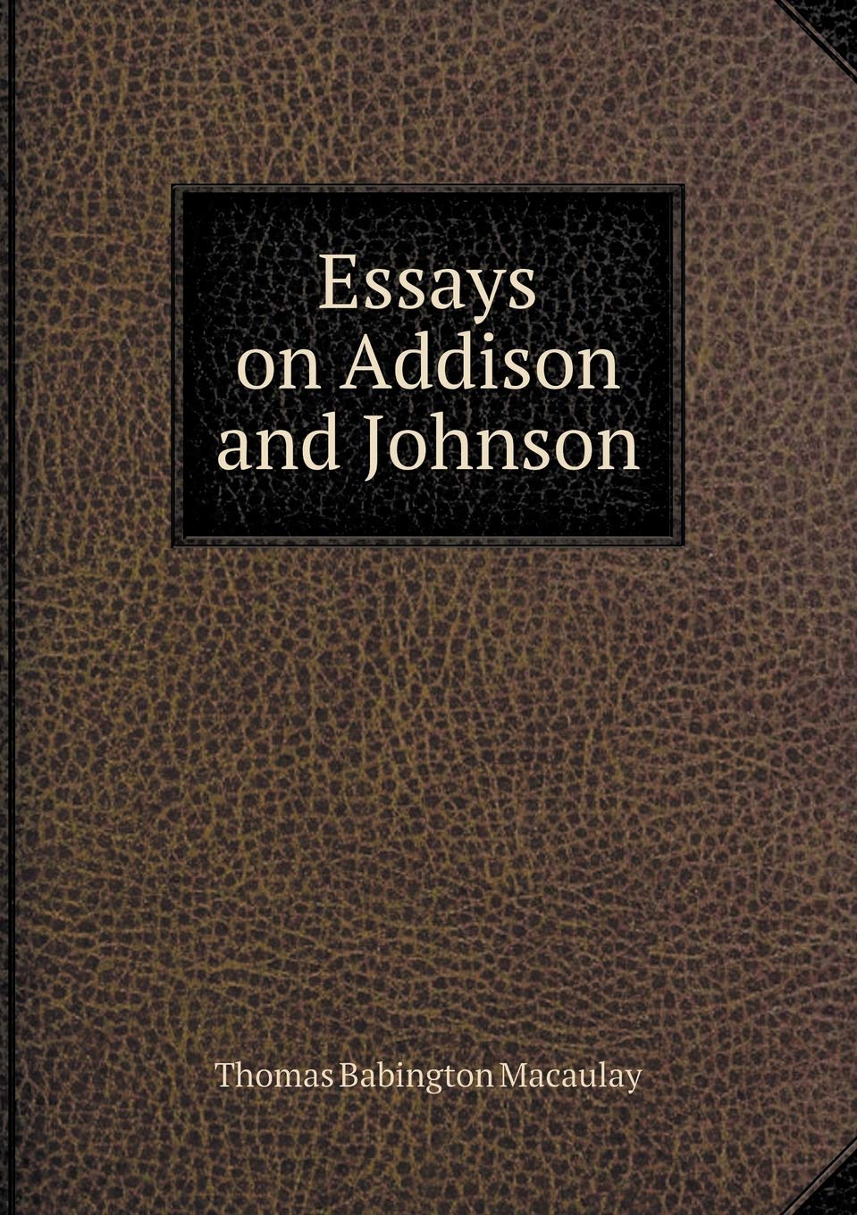 Product Image: Essays on Addison and Johnson