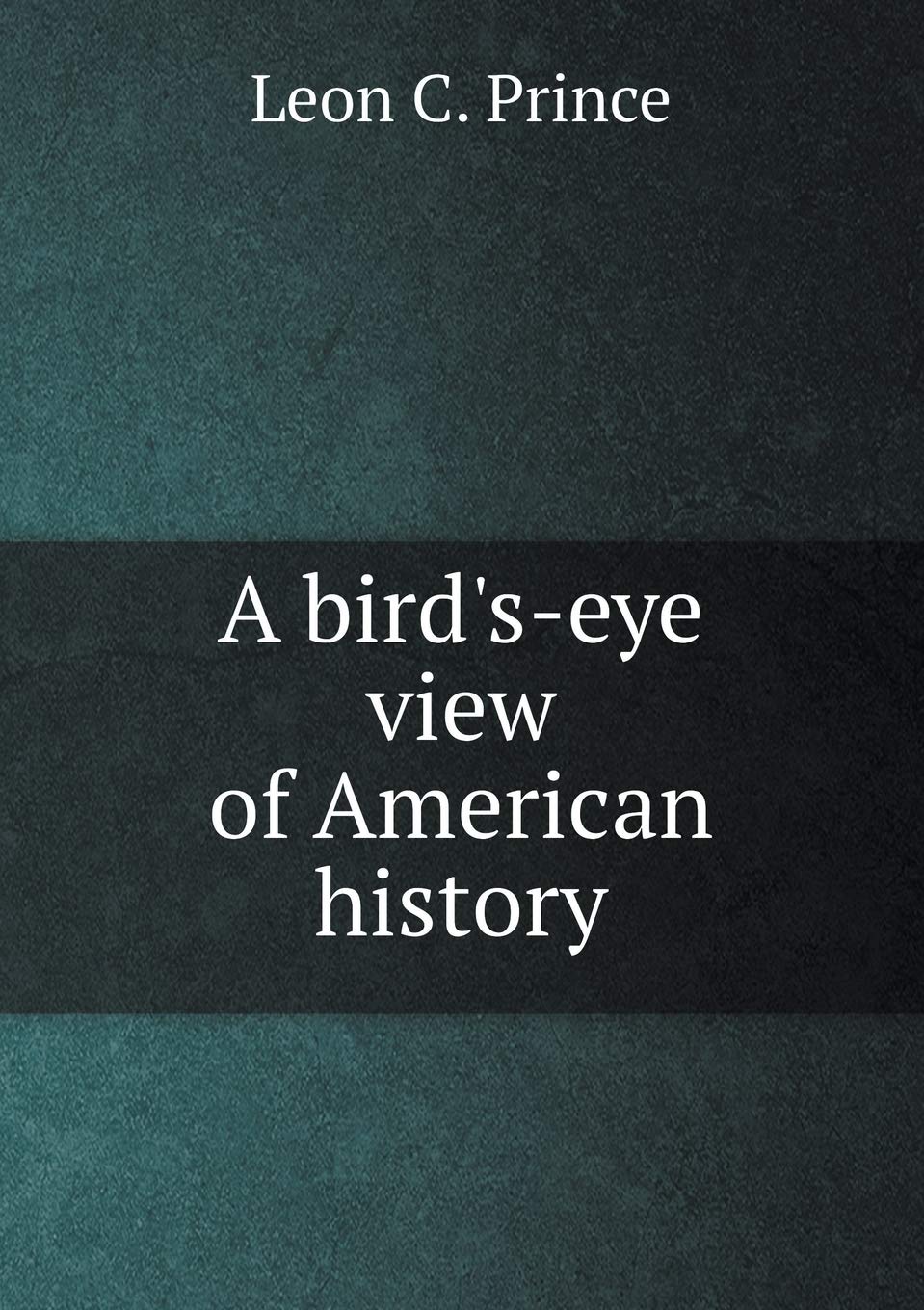 A bird's-eye view of American history Books