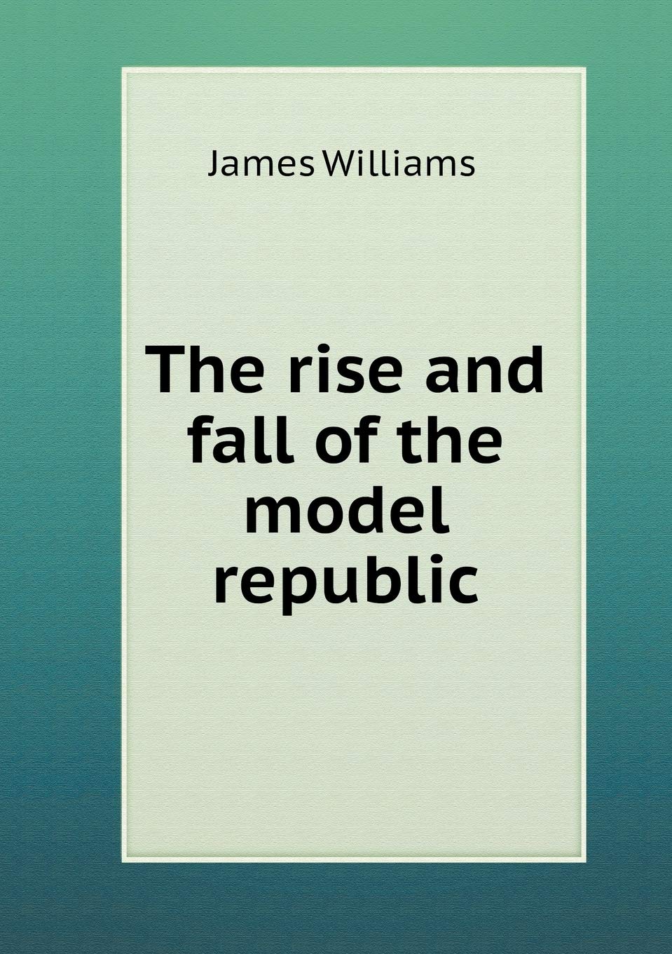 The rise and fall of the model republic Memories