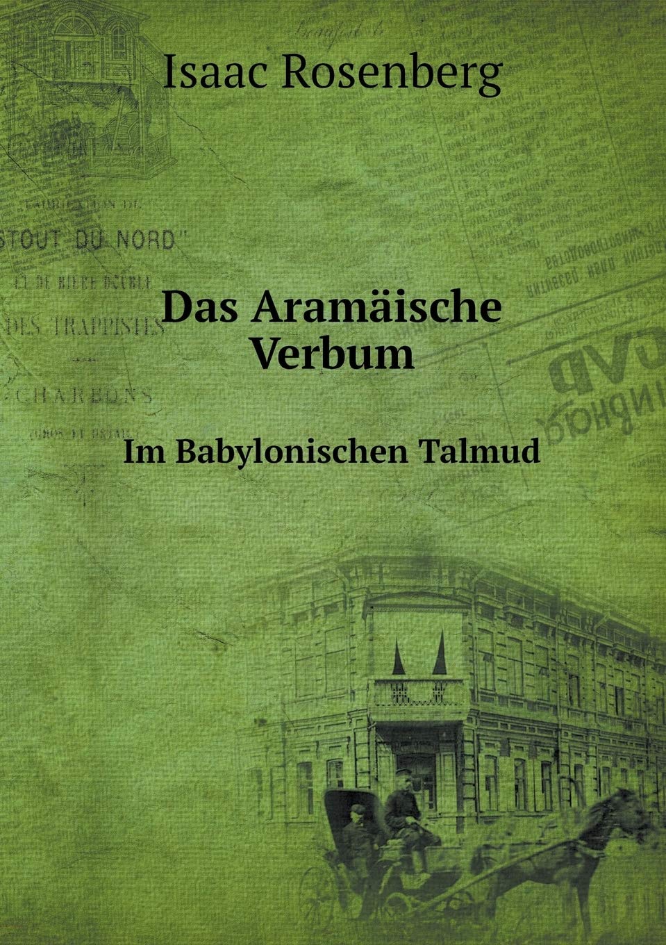 Das Aramäische Verbum Im Babylonischen Talmud Contemporary literature