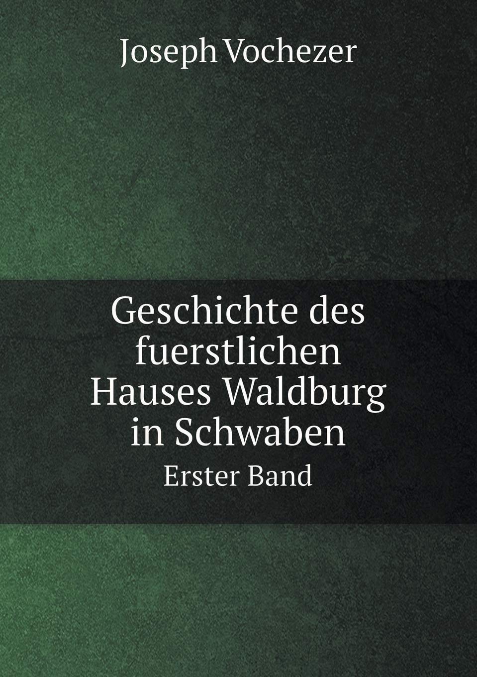 Geschichte des fuerstlichen Hauses Waldburg in Schwaben Erster Band Books