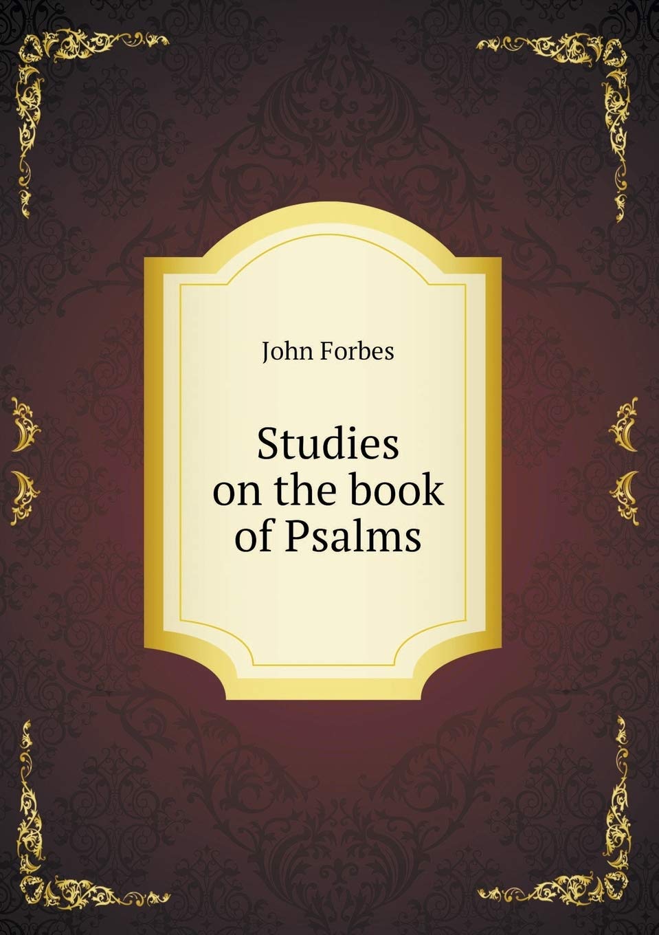 Studies on the book of Psalms book